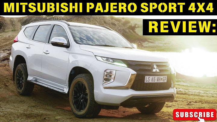 Mitsubishi Pajero Sport 4x4 Review | Drive | Cost | Off-Road | Suspension