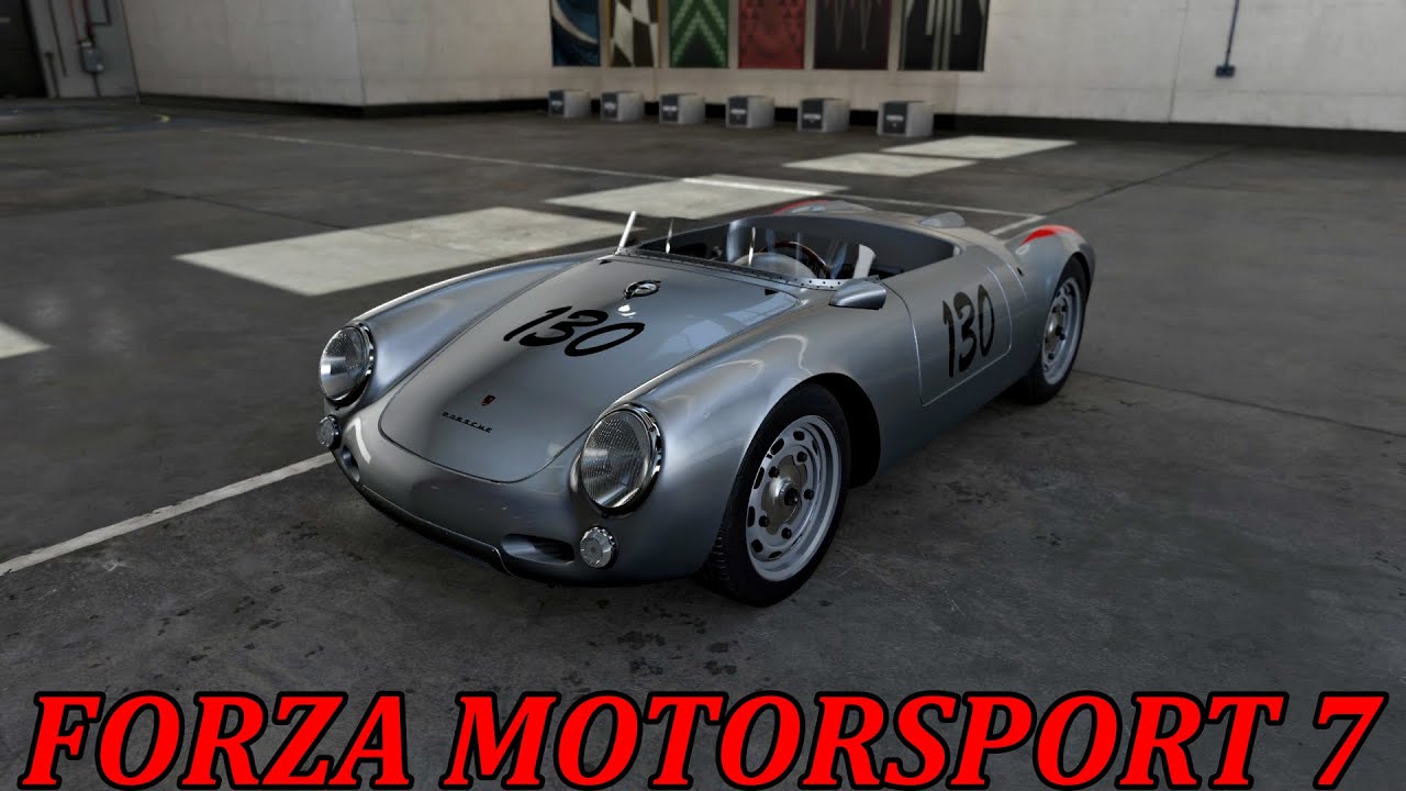 James Dean' Porsche 550 Spyder | Forza Motorsport 7 - YouTube