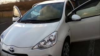 【トヨタ】アクアのドアを全開にしてみた【 TOYOTA AQUA】