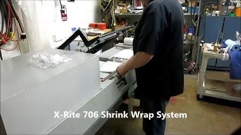 X Rite 706 Shrink Wrap System