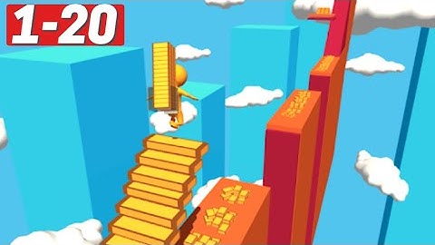 Stairs Run Stairs Master Game App Gameplay Walkthrough Level 1-20 iOS, Android Hack Hacker Stair