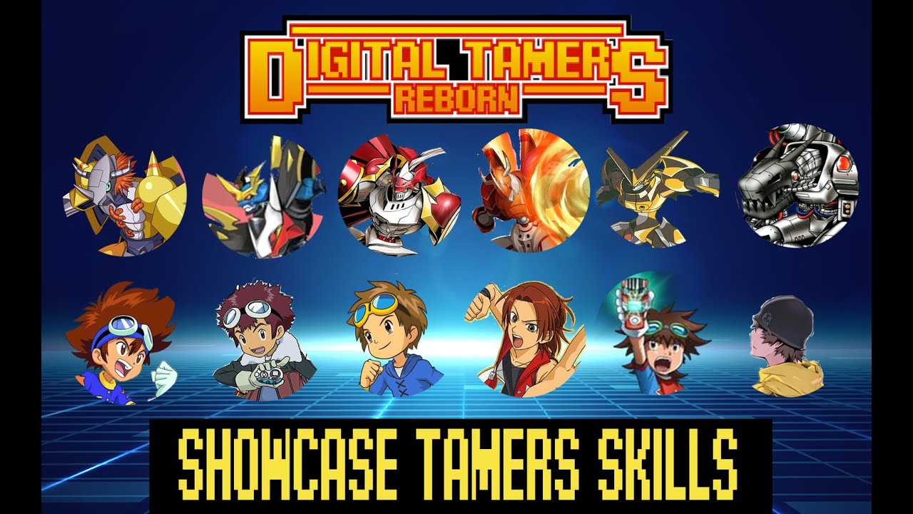 Digital Tamers Reborn Showcase tamers skills YouTube