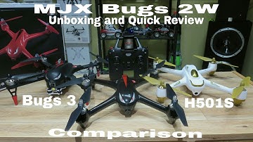 MJX Bugs 2W Review. Bugs 3, H501S Comparison