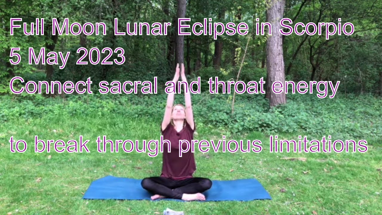 Full Moon LUNAR ECLIPSE in Scorpio 2023 - YouTube