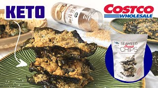 🍘 Crispy Korean Seaweed Chips | Low Carb Keto Chips | Gim-bugak 김부각 | Costco Copycat