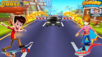 Subway Princess Runner ‘OR’ Smashing Simmba Run - WHO’S FASTER??? Android/iOS Gameplay HD