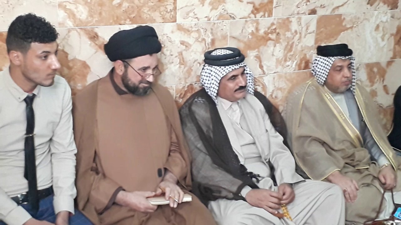 خطوبة بلال حسن السعيدي وبحضور نخبة من العمال يترأسهم الشيخ ابو سرمد السعيد شيخ حميدات السعيد العام