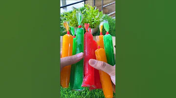 #shorts Make Colorful Ice Candies at Home #easyrecipe #ashortaday