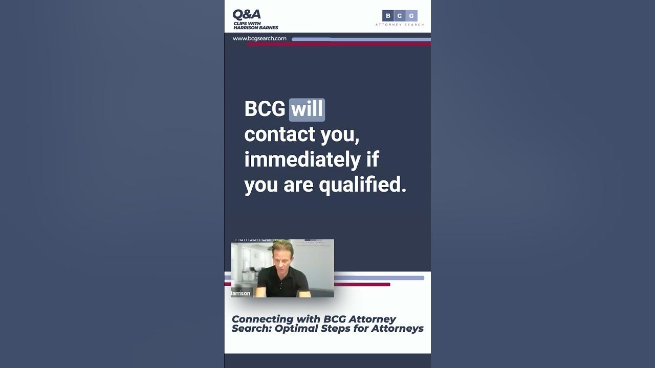 Connecting with BCG Attorney Search bcgattorneysearch legalcareers 