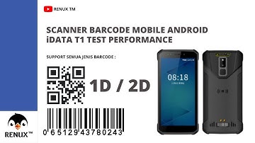 Scanner Barcode Mobile Android iData T1 PDT PDA - Test Performance Scanner Mobile Computer