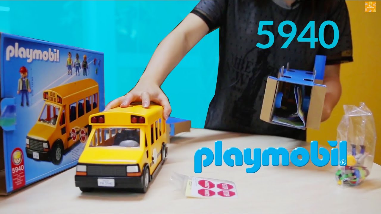 Playmobil 5940 - School Bus Set Review - YouTube