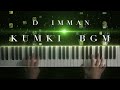 Kumki BGM ─ D. Imman ( Arr. Sathya ) (piano cover)
