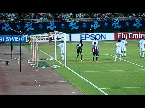 清武弘嗣選手の頭で合わせたゴール！　セレッソ大阪vs全北現代モータース　2011ＡＣＬ 準々決勝　第１戦 長居スタジアム