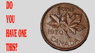The most powerful Canadian one cent 1970 worth a million dollar could make you MILLIONER#money#coin