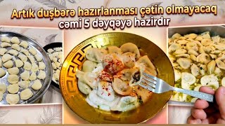 Düşbərə yeməyinin hazirlanması,çox asan usulla#kəsfet😉🇦🇿