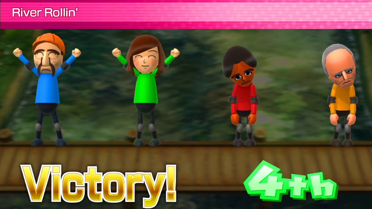 Wii Party U Battle Of The Minigames - Sponge vs Paula vs Mizuho vs Jesus (Master Cpu)#minhpartyu