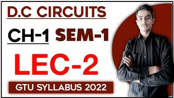 D.C Circuits Ch-1 | Lec-2 | Diploma Sem-1| GTU New Syllabus 2022 |