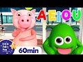 Learn Vowels Song +More Nursery Rhymes and Kids Songs | Little Baby Bum