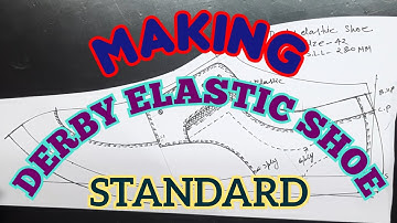 FUSION SHOE - 4 (Making Derby elastic shoe standard) by  @DESIGNER SHOES