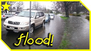 Wow! Christchurch Avon River EPIC flooding!