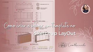 COMO CRIAR E SALVAR UM TEMPLATE NO SKETCHUP LAYOUT