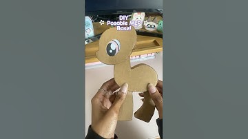 DIY MLP Base!! 🐴🌈💞 #mlp #mylittlepony #dollcustomization #cardboardcraft #diyideas #diy #crafts