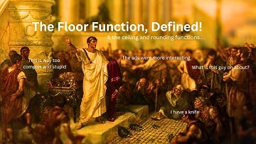 A Formula to define the Floor, Ceiling, and Rounding Function!