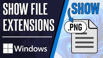 How to Show File Extensions in File Explorer on PC Windows 11