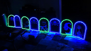 Dont stop the rock - Testing halloween tombstone RGB nodes for lightorama cmb24