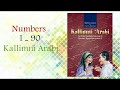 Numbers in Arabic from 1 - 90 (Egyptian Arabic)
