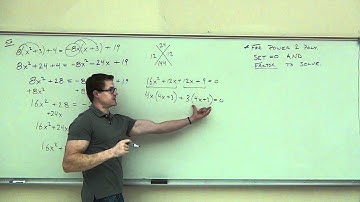 Intermediate Algebra Lecture C.1 Part 9