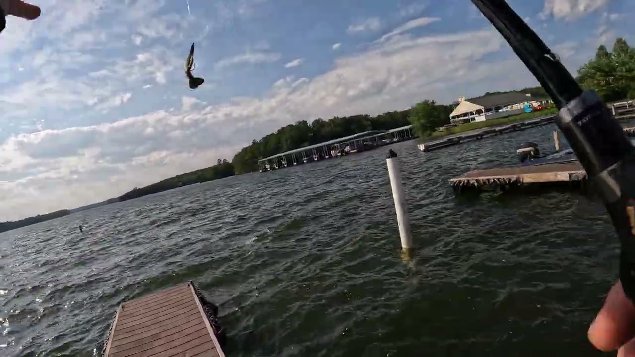 Lake Anna Dock Fishing for Largemouth Bass