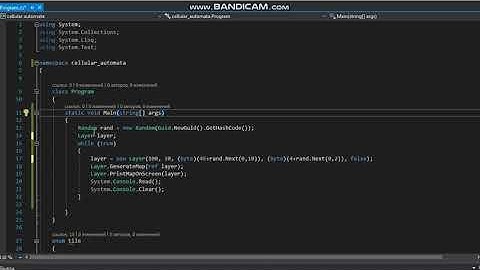 Cellular automata(cave generation)c#