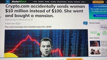 Crypto.com Accidentially Sends Woman $10 Million