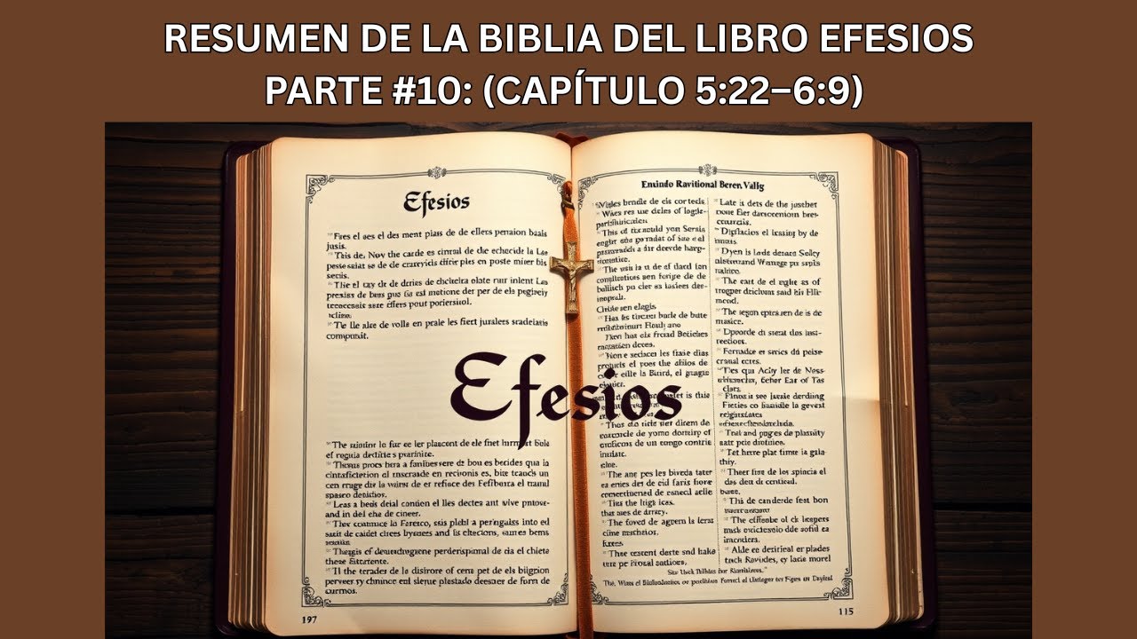 Resumen de la Biblia del libro Efesios parte #10: “Relaciones Cristianas” (Capítulo 