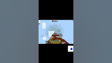 MINECRAFT POCKET EDITION || 256 Block Height || MLG Use SLIME BLOCK 😱 #MINCRAFT #shorts