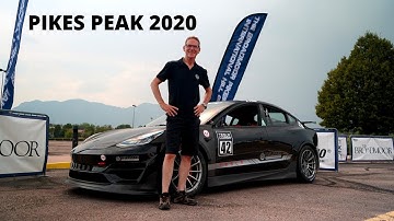Pikes Peak day 1....(Ben Shaffer and Unplugged Performance Tesla)