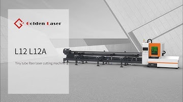 Laser Pipe Cutting Machine with Semi-Auto Feeder for ∅10-120mm Tube Processing | Golden Laser