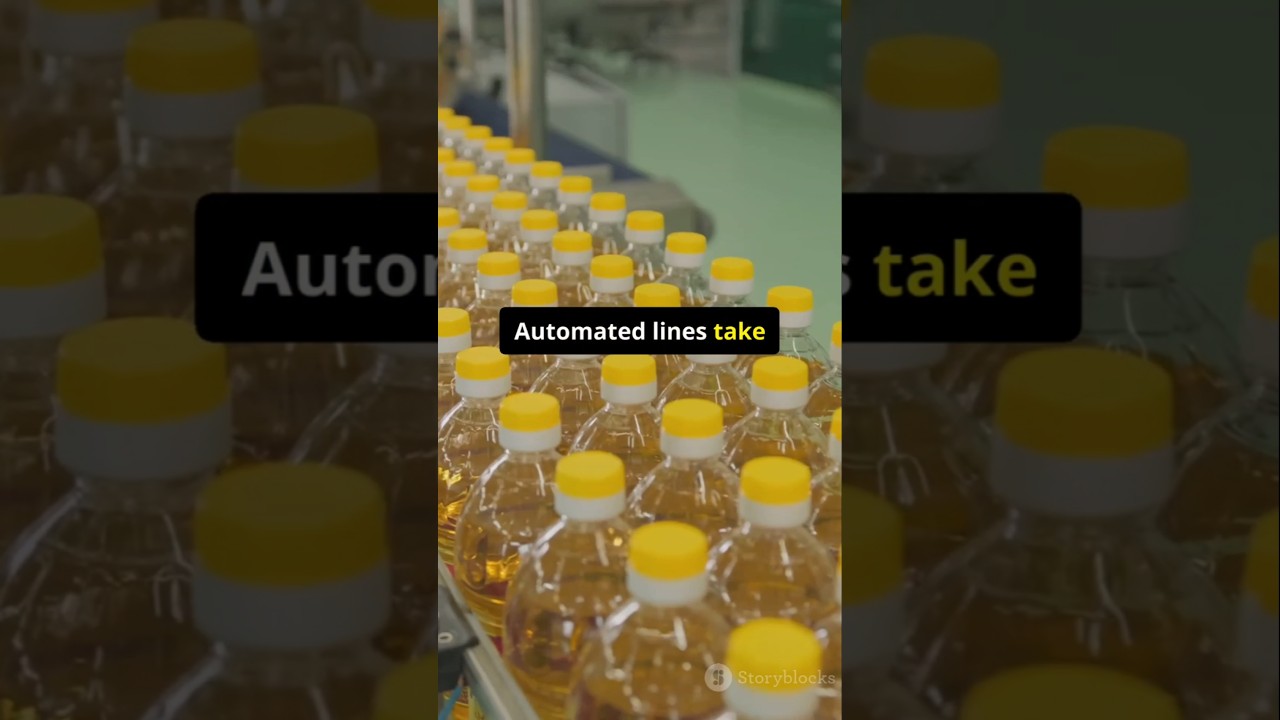 How Cooking Oil Is Made in a Factory 🛢️.        