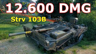 World of Tanks Strv 103B - 5 Kills 12,6K Damage