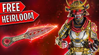 Unlocking WRAITHS NEW HEIRLOOM for FREE in Apex Legends (Heirloom Giveaway)