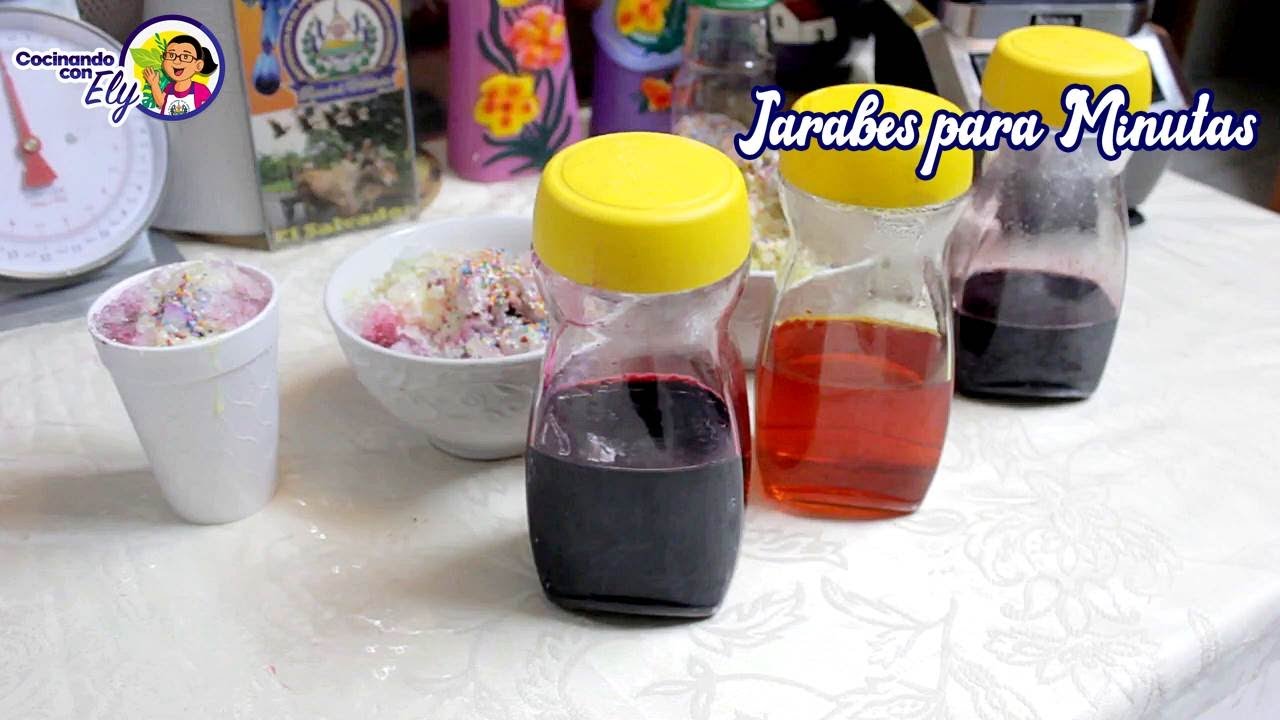 Preparando unos Riquisimos JARABES DE SABORES PARA MINUTAS