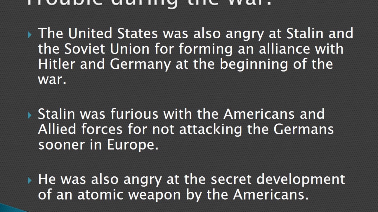 Origins of the Cold War. - YouTube