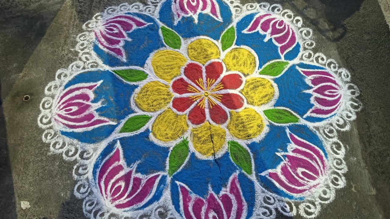Friday beautiful morning rankoli..    🌺🪔🌺#kolam,#rankoli kolam...