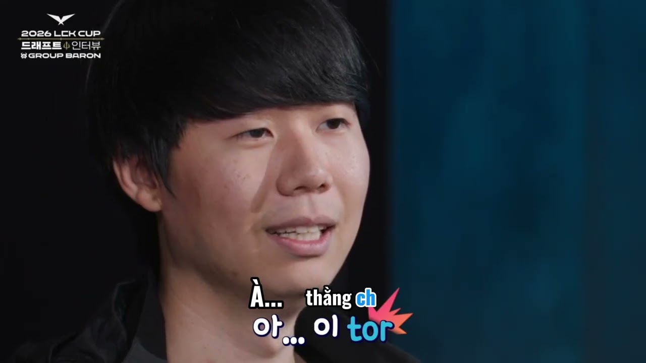 [VIETSUB] LCK Cup 2026 - Phỏng vấn nhóm Baron