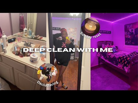 Deep clean with me: Organizing, decluttering, self-care, hitting 600 subs, etc