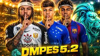 🔥SAIU!! PES 2017 ATUALIZADO 2026 PARA PC FRACO! DMPES V5.2 NOVA ATUALIZAÇÃO COMPLETA + NOVIDADES!😱🔥