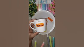 Floating pen art diy #diy #floatingpenart #pendrawing #artscraft #penart #namewriting #watermagic