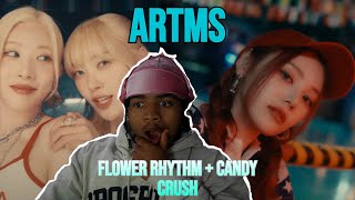 ARTMS 'Flower Rhythm' & 'Candy Crush' Official Track Video | REACTION