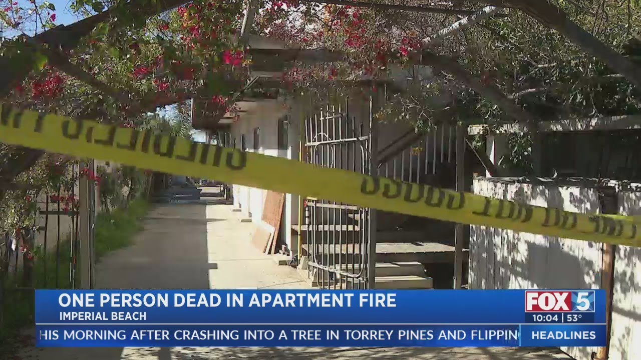 One Person Dead In Apartment Fire - YouTube